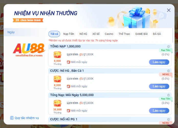 Thời Gian Khuyến Mãi Nhiệm Vụ Ngày Hotlive Thời Gian Khuyến Mãi Nhiệm Vụ Ngày Hotlive