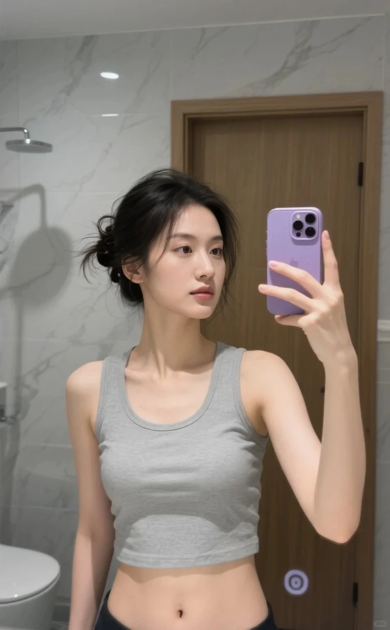 Top gái xinh chụp gương instagram nhiều lượt thích