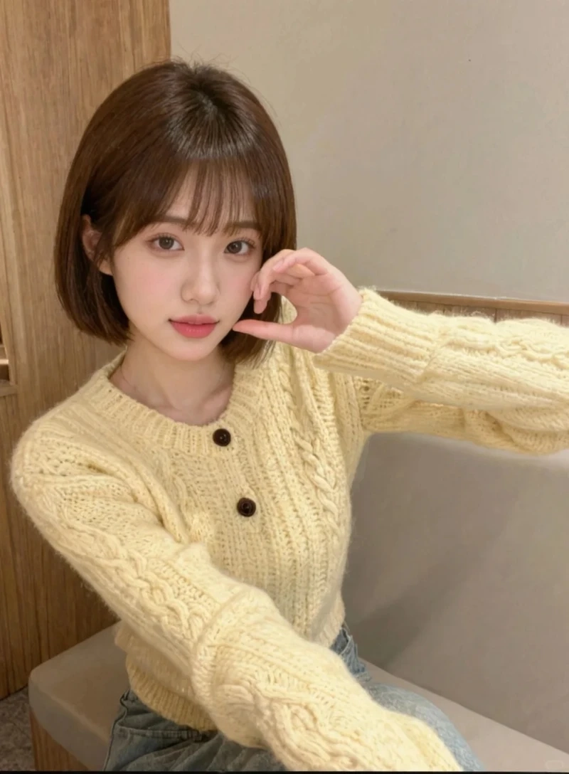 Gợi ý gái xinh tóc ngắn mặt tròn Hotlive Idol cực hợp kiểu