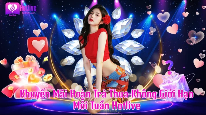 Khuyến Mãi Hoàn Trả Thua Không Giới Hạn Mỗi Tuần Hotlive