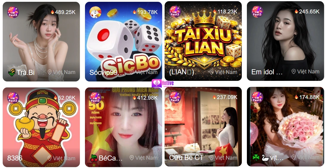 Chơi Game Cùng Idol - Điểm Khác Biệt Chỉ Có Tại Hotlive Chơi Game Cùng Idol - Điểm Khác Biệt Chỉ Có Tại Hotlive